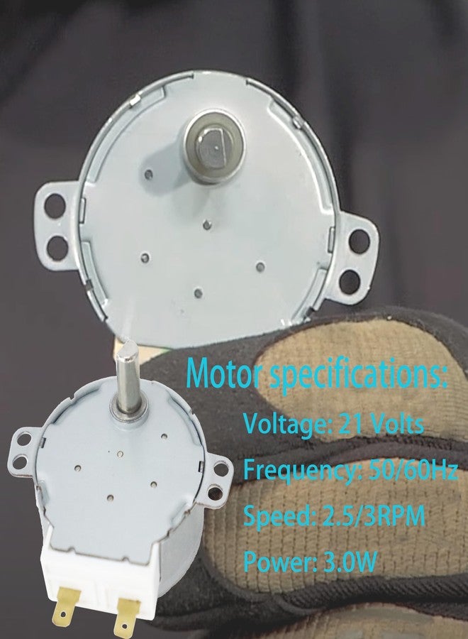 Sparkfix WB26X10038 SSM-16H Microwave Turntable Motor Compatible with Ge Microwave JVM1661SB003 JVM1851WD001 JVM1450WA001JVM1650WB008 Replaces PS237772 EAP237772 MDPJ030AF - Image 5